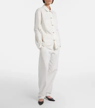 The Row Fael cotton poplin straight pants | Thumbnail 6 The Row Fael cotton poplin straight pants | Thumbnail 6