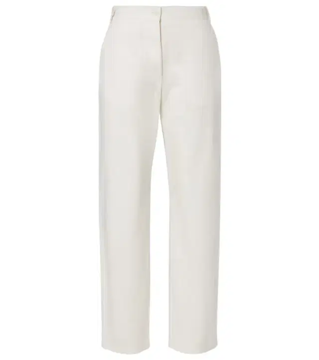 The Row Fael cotton poplin straight pants