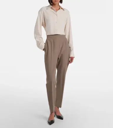The Row Eranza wool straight pants | Thumbnail 4 The Row Eranza wool straight pants | Thumbnail 4