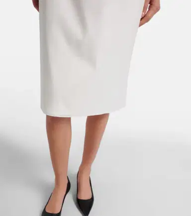 The Row Ivera silk-blend chiffon midi skirt | Thumbnail 4