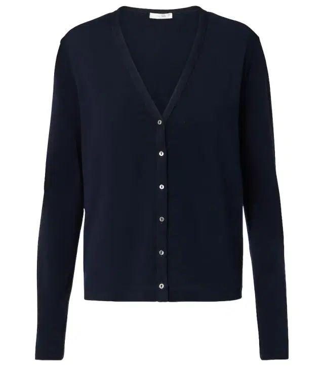 Cresp ribbed-knit cotton jersey cardigan