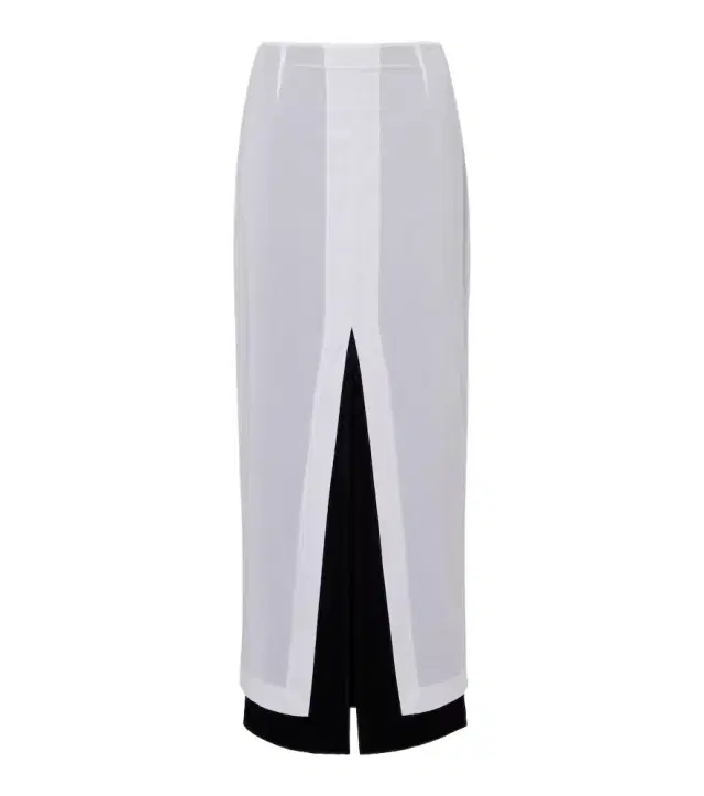 Iphora layered cotton maxi skirt