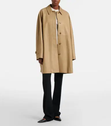 The Row Amaya belted leather car coat | Thumbnail 6