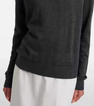 The Row Ondre cashmere and silk sweater | Thumbnail 2