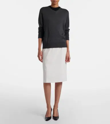 The Row Ondre cashmere and silk sweater | Thumbnail 4