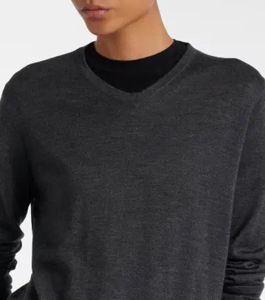 The Row Ondre cashmere and silk sweater | Thumbnail 6