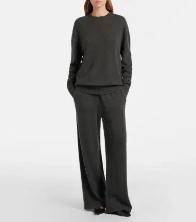 The Row Orpin cashmere wide-leg pants | Thumbnail 7