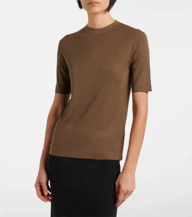 The Row Ozzi silk-blend T-shirt | Thumbnail 3