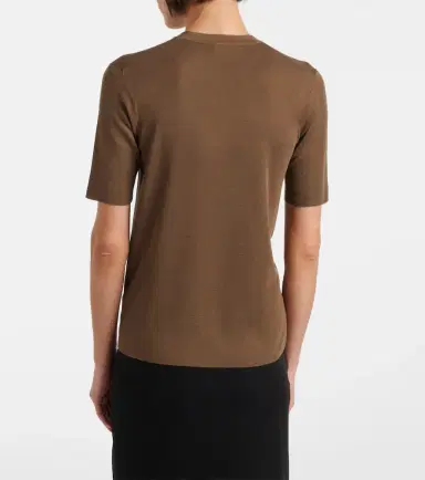 The Row Ozzi silk-blend T-shirt | Thumbnail 5