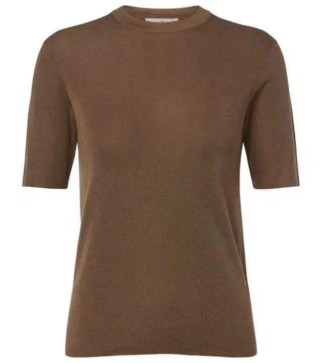 The Row Ozzi silk-blend T-shirt