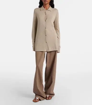 The Row Ocari knitted cashmere and silk shirt | Thumbnail 5 The Row Ocari knitted cashmere and silk shirt | Thumbnail 5