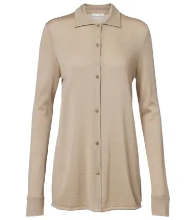 The Row Ocari knitted cashmere and silk shirt | Thumbnail 1 The Row Ocari knitted cashmere and silk shirt | Thumbnail 1