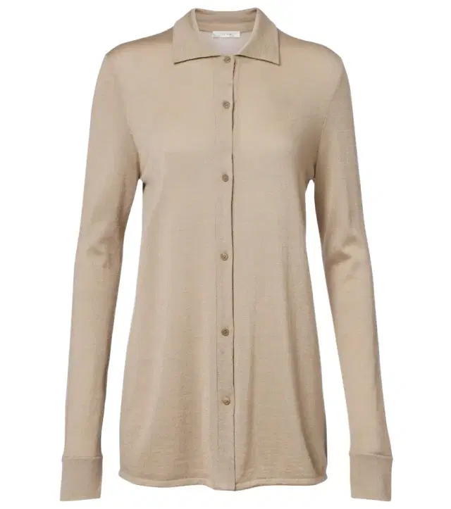 Ocari knitted cashmere and silk shirt