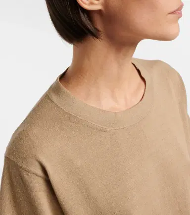 The Row Orlan cotton and silk-blend T-shirt | Thumbnail 5