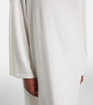 The Row Odet cotton and silk jersey maxi dress | Thumbnail 3