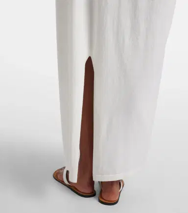 The Row Odet cotton and silk jersey maxi dress | Thumbnail 6