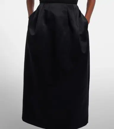 The Row Gamin wool and silk midi skirt | Thumbnail 5