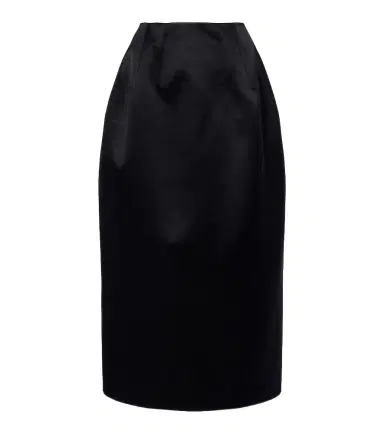 The Row Gamin wool and silk midi skirt | Thumbnail 1