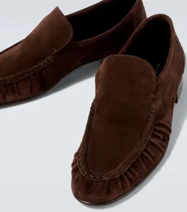 The Row Soft Two suede loafers | Thumbnail 6 The Row Soft Two suede loafers | Thumbnail 6