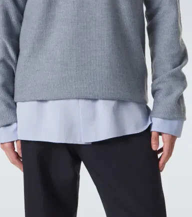 The Row Bertram cashmere polo sweater | Thumbnail 6