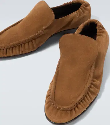 The Row Soft Two suede loafers | Thumbnail 3 The Row Soft Two suede loafers | Thumbnail 3