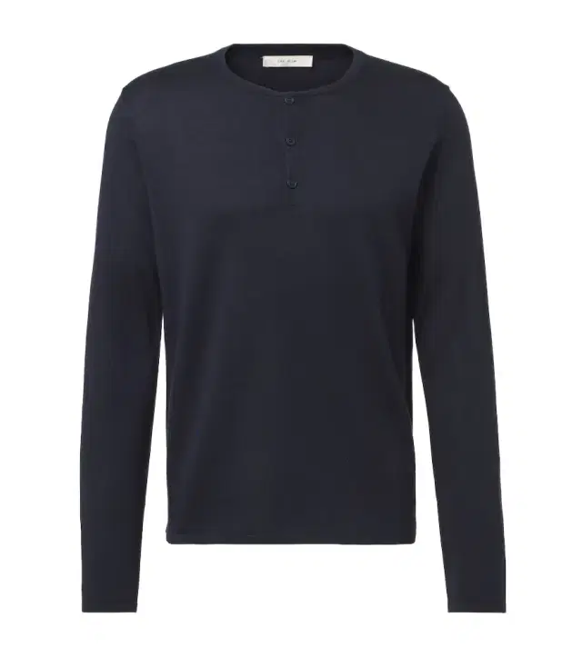 The Row Ayan cashmere and silk Henley shirt