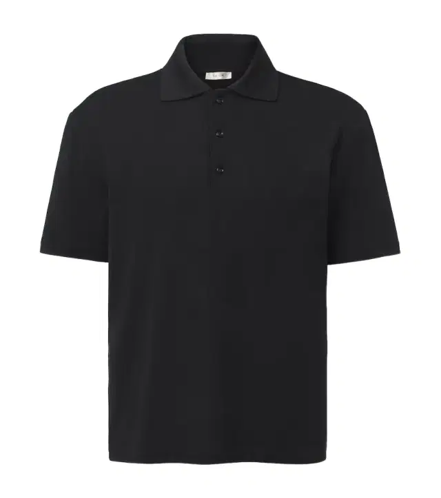 The Row Mistral wool and silk polo shirt