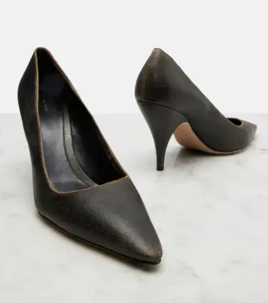 The Row Liisa Three leather pumps | Thumbnail 3