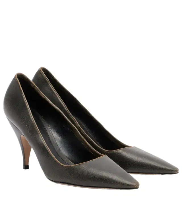 The Row Liisa Three leather pumps