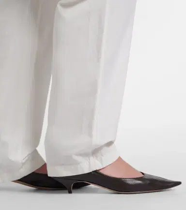 The Row Liisa Three leather pumps | Thumbnail 6
