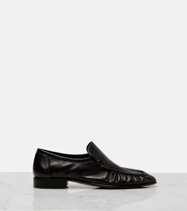 The Row Soft ruched leather loafers | Thumbnail 2 The Row Soft ruched leather loafers | Thumbnail 2