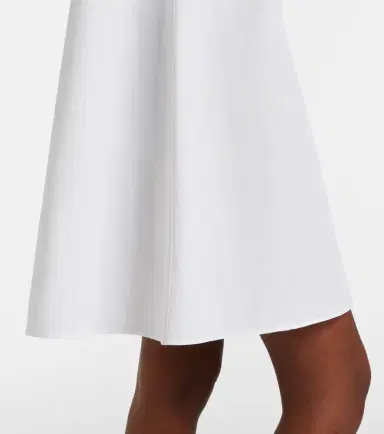 Miu Miu Embroidered cotton and linen minidress | Thumbnail 5
