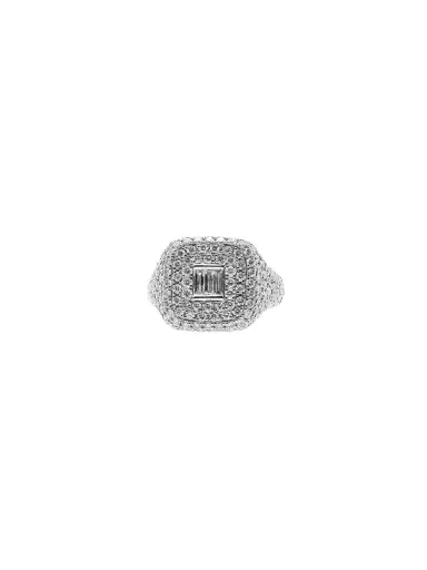 Wish Fine Jewelry 1.25ct Diamond 18K Gold Cluster Statement Ring | Thumbnail 1 Wish Fine Jewelry 1.25ct Diamond 18K Gold Cluster Statement Ring | Thumbnail 1