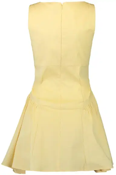 Staud Gwen Mini Dress - Butter | Thumbnail 6 Staud Gwen Mini Dress - Butter | Thumbnail 6