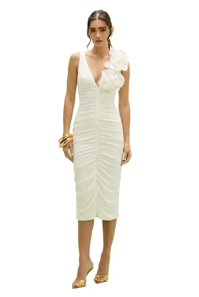 TAFFETA TARSILA MIDI DRESS