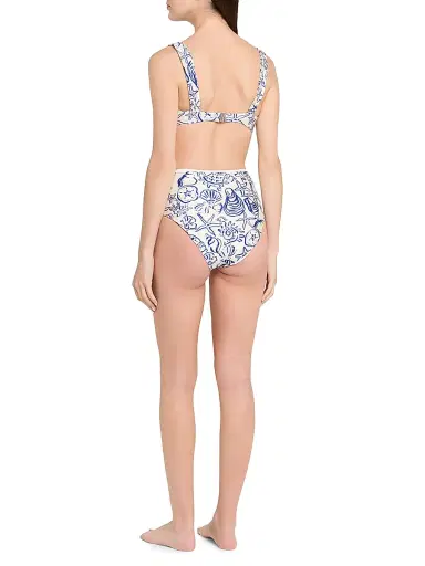 Simkhai Women's Teya High-Waisted Bikini Bottom | Thumbnail 3 Simkhai Women's Teya High-Waisted Bikini Bottom | Thumbnail 3