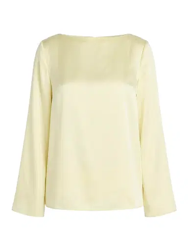 SEROYA Women's Blaine Satin Blouse - Butter - Size XL | Thumbnail 1