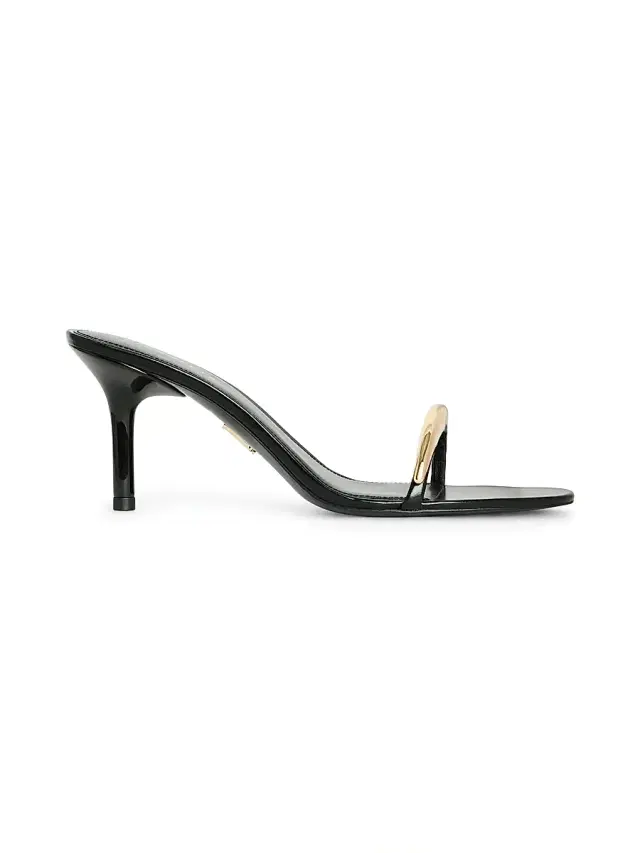 Retrofête Women's Karli 75MM Leather Stiletto-Heel Sandals - Black