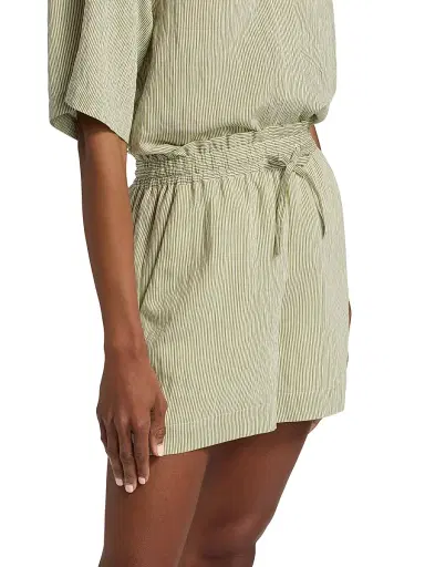 DEREK LAM 10 CROSBY Women's Belen Striped Shirting Shorts | Thumbnail 4 DEREK LAM 10 CROSBY Women's Belen Striped Shirting Shorts | Thumbnail 4