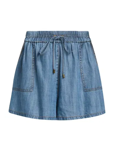 Ramy Brook Women's Annalise Denim Shorts | Thumbnail 1 Ramy Brook Women's Annalise Denim Shorts | Thumbnail 1
