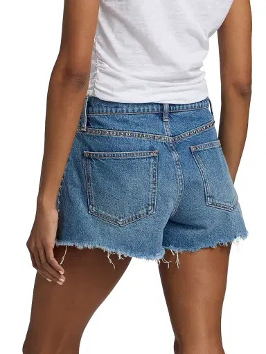 Ramy Brook Women's Bria Studded Denim Shorts | Thumbnail 5 Ramy Brook Women's Bria Studded Denim Shorts | Thumbnail 5