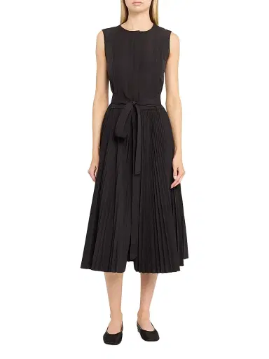 Kobi Halperin Women's Fleur Pleated Sleeveless Midi-Dress - Black - Size XL | Thumbnail 2 Kobi Halperin Women's Fleur Pleated Sleeveless Midi-Dress - Black - Size XL | Thumbnail 2