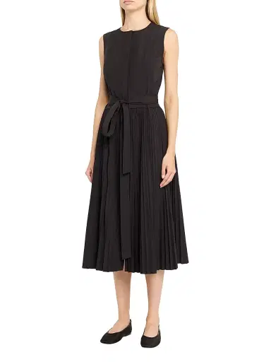 Kobi Halperin Women's Fleur Pleated Sleeveless Midi-Dress - Black - Size XL | Thumbnail 3 Kobi Halperin Women's Fleur Pleated Sleeveless Midi-Dress - Black - Size XL | Thumbnail 3