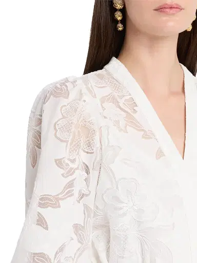 Kobi Halperin Women's Gillian Lace Tiered Minidress | Thumbnail 5 Kobi Halperin Women's Gillian Lace Tiered Minidress | Thumbnail 5