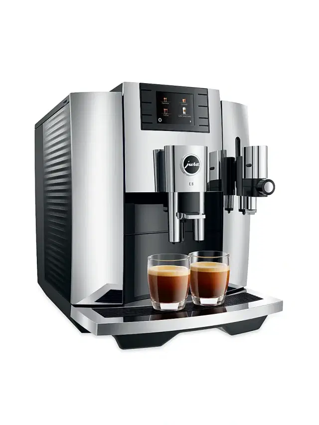 Jura E8 Coffee Maker - Chrome