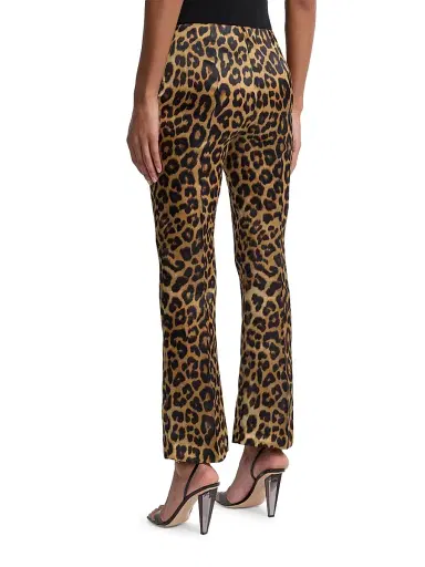Alberta Ferretti Women's Leopard-Print Silk Trousers | Thumbnail 5 Alberta Ferretti Women's Leopard-Print Silk Trousers | Thumbnail 5