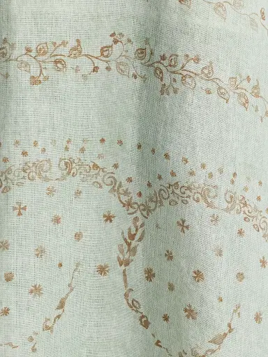 Alberta Ferretti Women's Printed Linen Maxi Dress - Multi Green | Thumbnail 7 Alberta Ferretti Women's Printed Linen Maxi Dress - Multi Green | Thumbnail 7