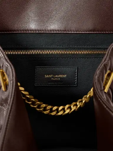 Saint Laurent Women's Icare Medium Tote Bag in Quilted Nappa - Dark Chocolate | Thumbnail 8 Saint Laurent Women's Icare Medium Tote Bag in Quilted Nappa - Dark Chocolate | Thumbnail 8