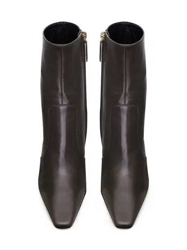 Saint Laurent Women's Booties in Smooth Leather - Brown - Size 10 | Thumbnail 3 Saint Laurent Women's Booties in Smooth Leather - Brown - Size 10 | Thumbnail 3