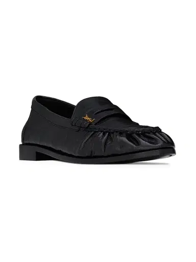 Saint Laurent Men's Le Loafers Supple in Leather - Black | Thumbnail 2 Saint Laurent Men's Le Loafers Supple in Leather - Black | Thumbnail 2